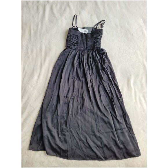 Abercrombie & Fitch Elegant Black Strapless Midi Dress - Picture 5 of 8